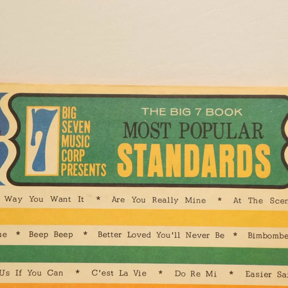 Big 7 Book Most Popular Standards Songbook 62 Sheet Music Songs Hansen Publish